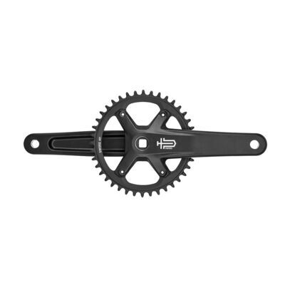 MicroSHIFT Sword Black 1x Crankset Alloy Arms, Square Taper fit, 40T Chainring, BB Not included