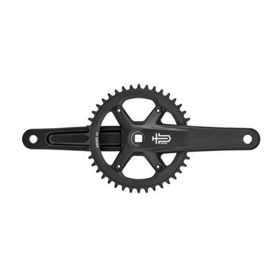 MicroSHIFT Sword Black 1x Crankset Alloy Arms, Square Taper fit, 42T Chainring, BB Not included