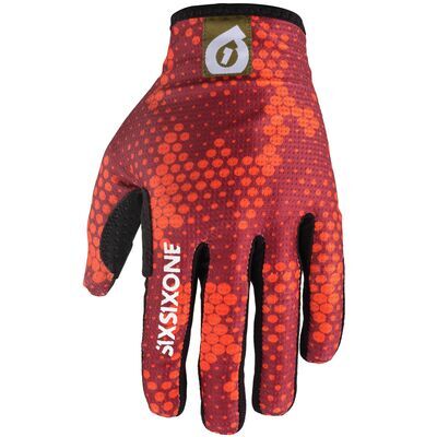SixSixOne Youth Comp Glove Digi Orange
