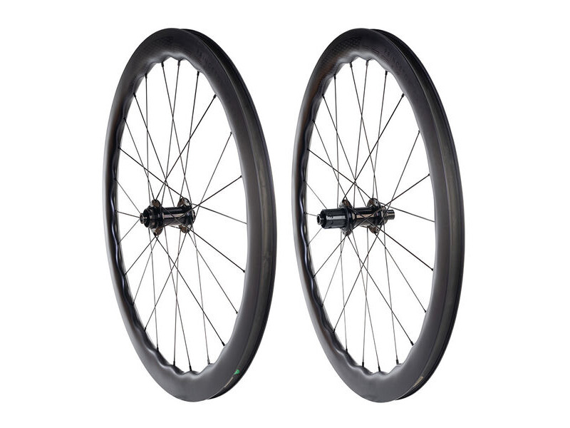 Princeton CarbonWorks Peak 4550 45/50mm deep carbon Disc rim, Carbon Ti Hubs - Shimano HG click to zoom image