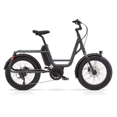 Benno Bikes RemiDemi Performance 1x9sp Cargo Bike, 250W 65Nm Performance Motor, 400Wh battery, Step-Thru frame Anthracite Grey
