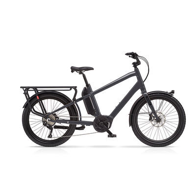 Benno Bikes Boost E Performance Unisex 1x10sp Cargo Bike 250W 65Nm Performance Motor, 500Wh Battery, Low Step Over frame Anthracite Grey