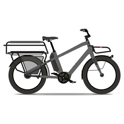 Benno Bikes Boost E Performance Fully Loaded Unisex 1x10sp Cargo Bike 250W 65Nm Performance Motor, 500Wh Battery, Low Step Over frame, Fully Loaded Anthracite Grey