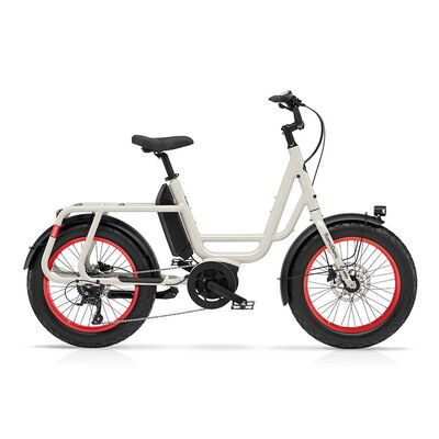Benno Bikes RemiDemi Performance 1x9sp Cargo Bike, 250W 65Nm Performance Motor, 400Wh battery, Step-Thru frame Chai Latte Gry
