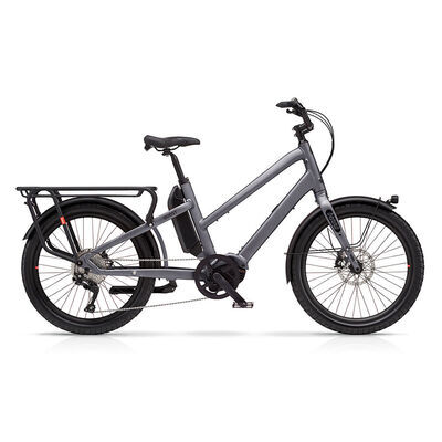 Benno Bikes Boost E CX Easy-On 1x10sp Cargo Bike CX 250W 85Nm Motor, 500Wh Battery, Step-Thru frame Anthracite Grey