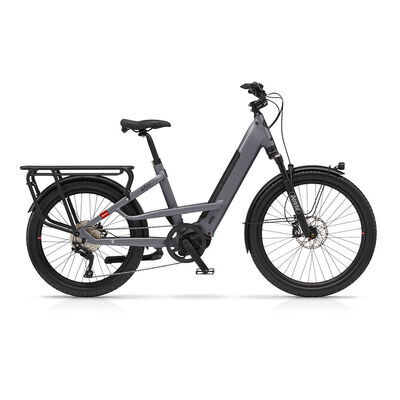 Benno Bikes 46er CX Performance 1x10sp Bike, 250W 85Nm CX Motor, 500Wh Integrated battery, Susp fork, Step-Thru frame Anthracite Grey