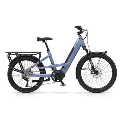 Benno Bikes 46er CX Performance 1x10sp Bike, 250W 85Nm CX Motor, 500Wh Integrated battery, Susp fork, Step-Thru frame Denim Blue