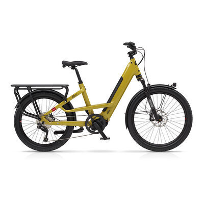 Benno Bikes 46er CX Performance 1x10sp Bike, 250W 85Nm CX Motor, 500Wh Integrated battery, Susp fork, Step-Thru frame Wasabi Green