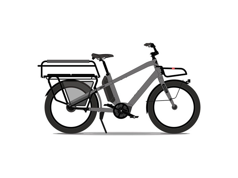 Benno Bikes Boost E CX EVO 5 Regular Kit 1x10sp Cargo Bike CX 250W 85Nm Motor, 500Wh Battery, Fully Loaded Anthracite Grey click to zoom image